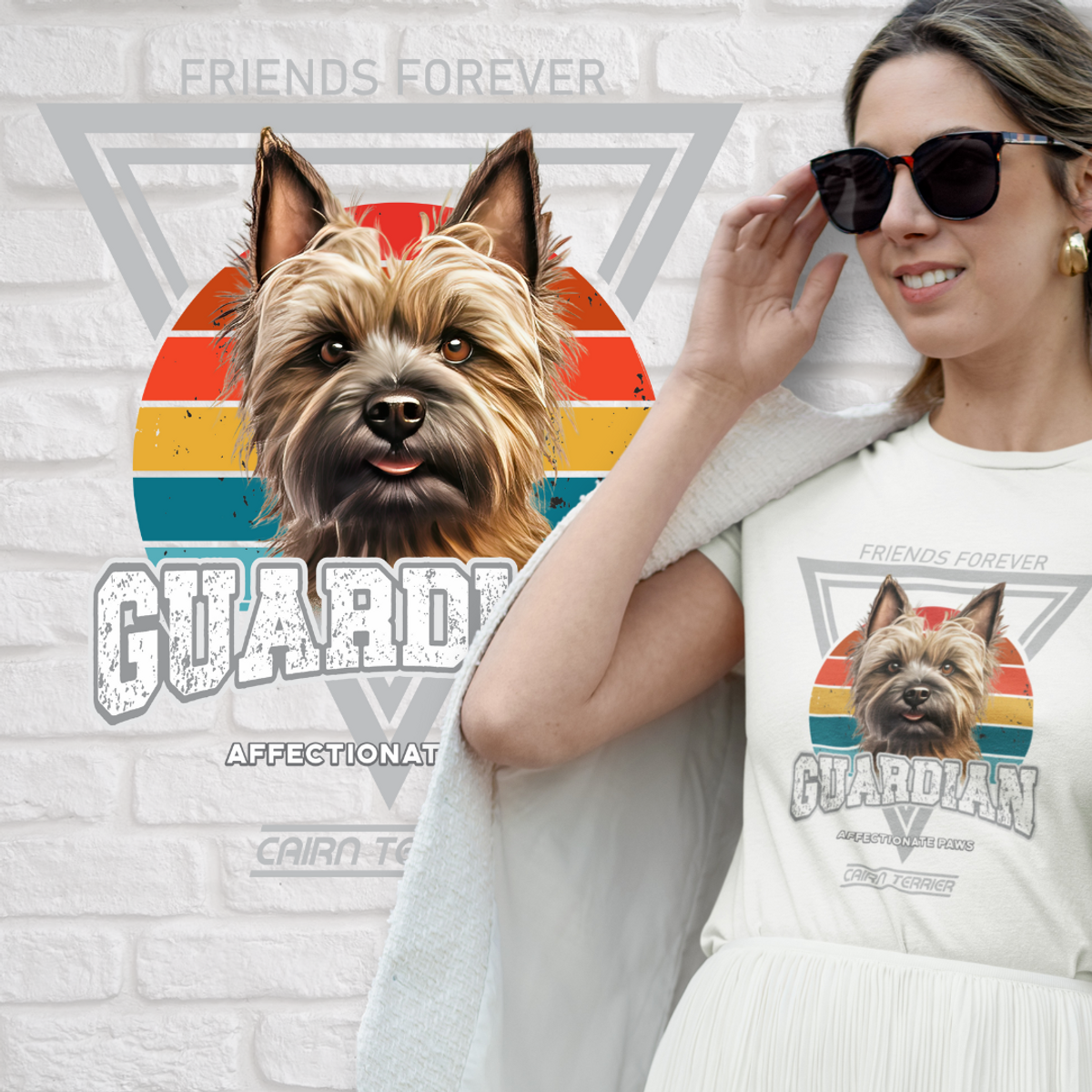 Nome do produto: Camiseta Guardião Cairn Terrier