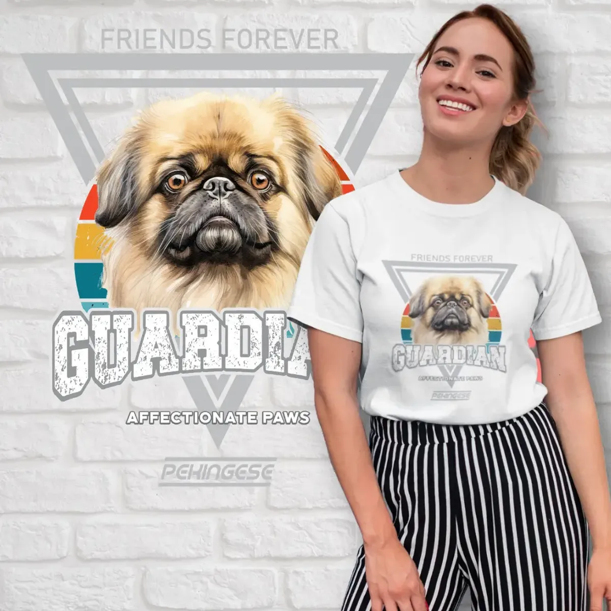 Nome do produto: Camiseta Guardião Pekingese