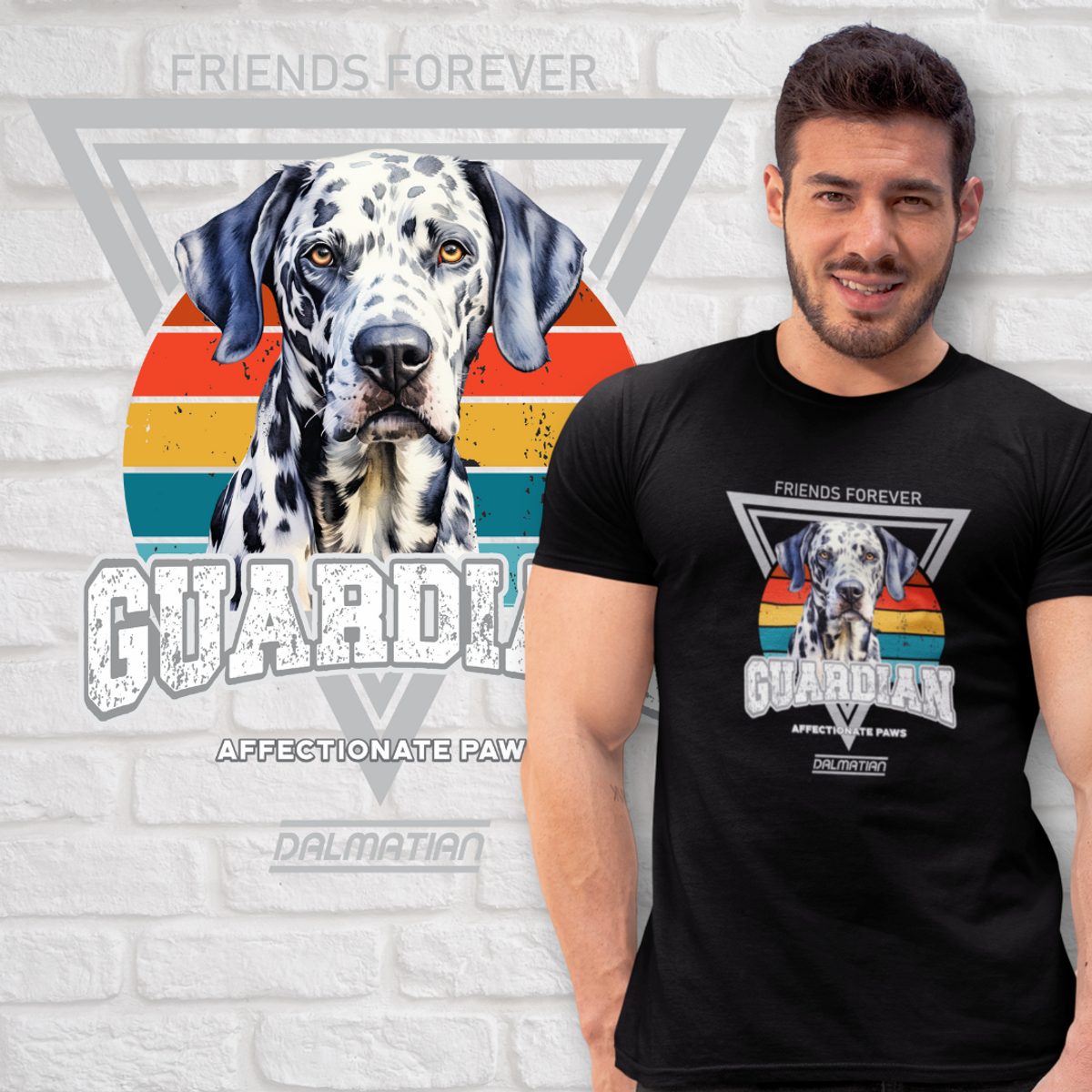 Nome do produto: Camiseta Guardião Dalmatian