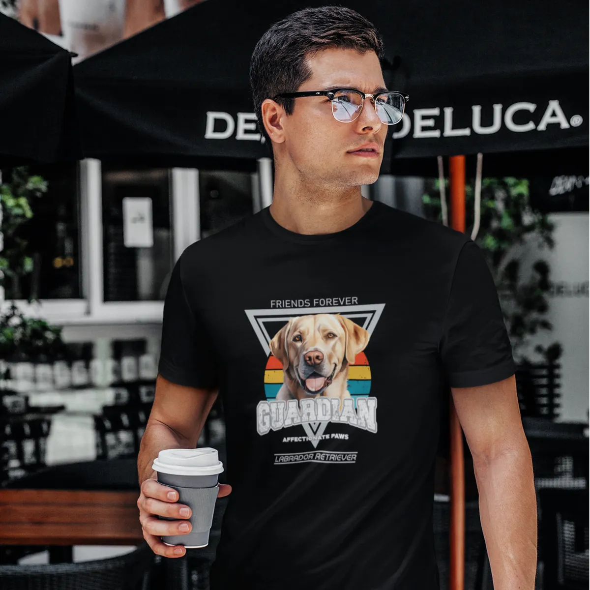 Nome do produto: Camiseta Guardião Labrador Retriever