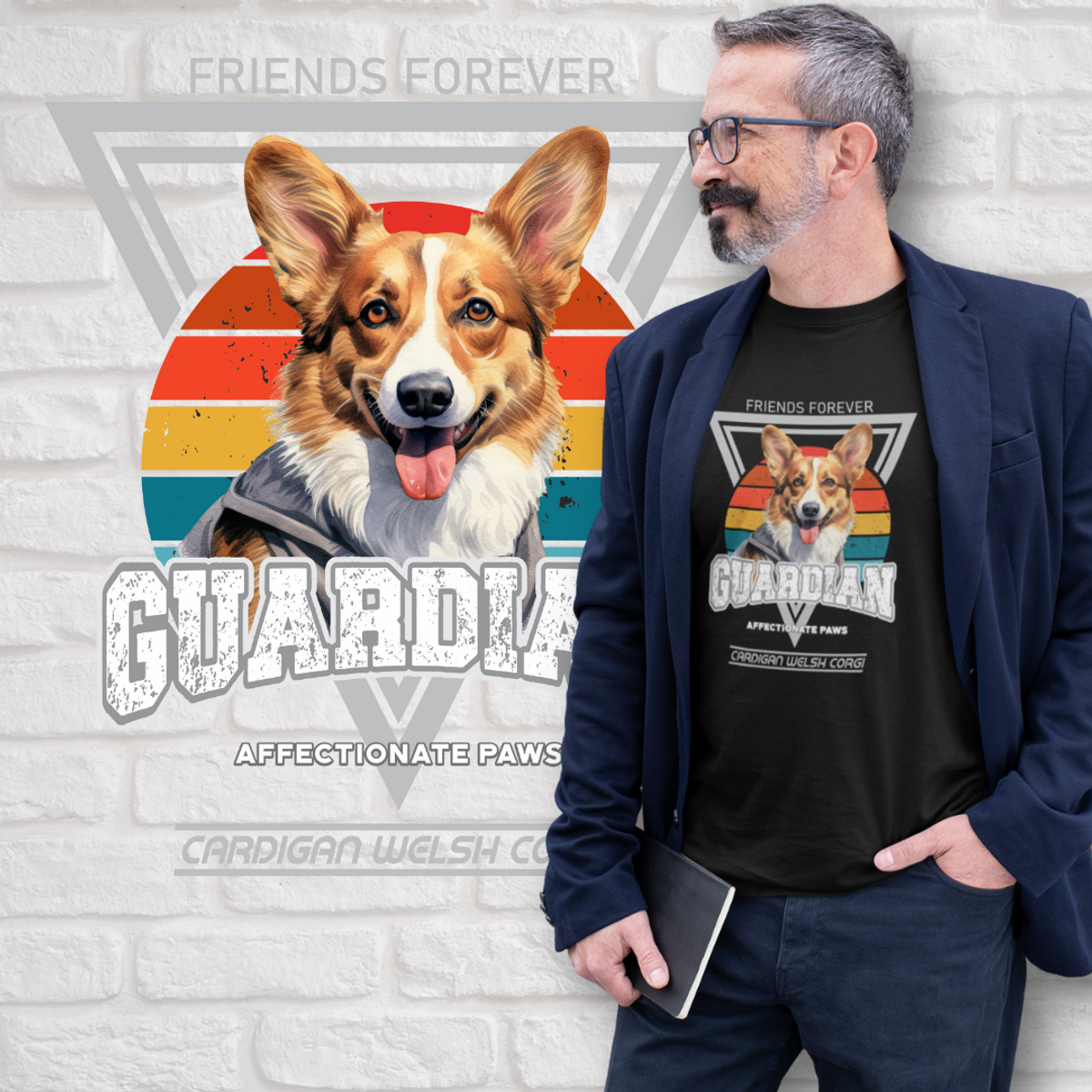 Nome do produto: Camiseta Guardião Cardigan Welsh Corgi