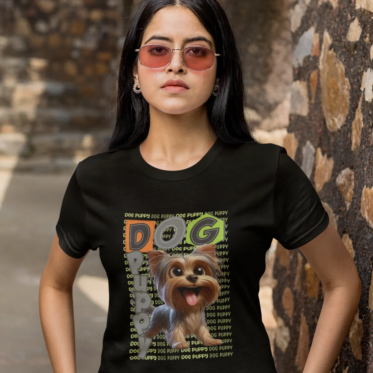 Nome do produto: Camiseta Puppy  Yorkshire Terrier