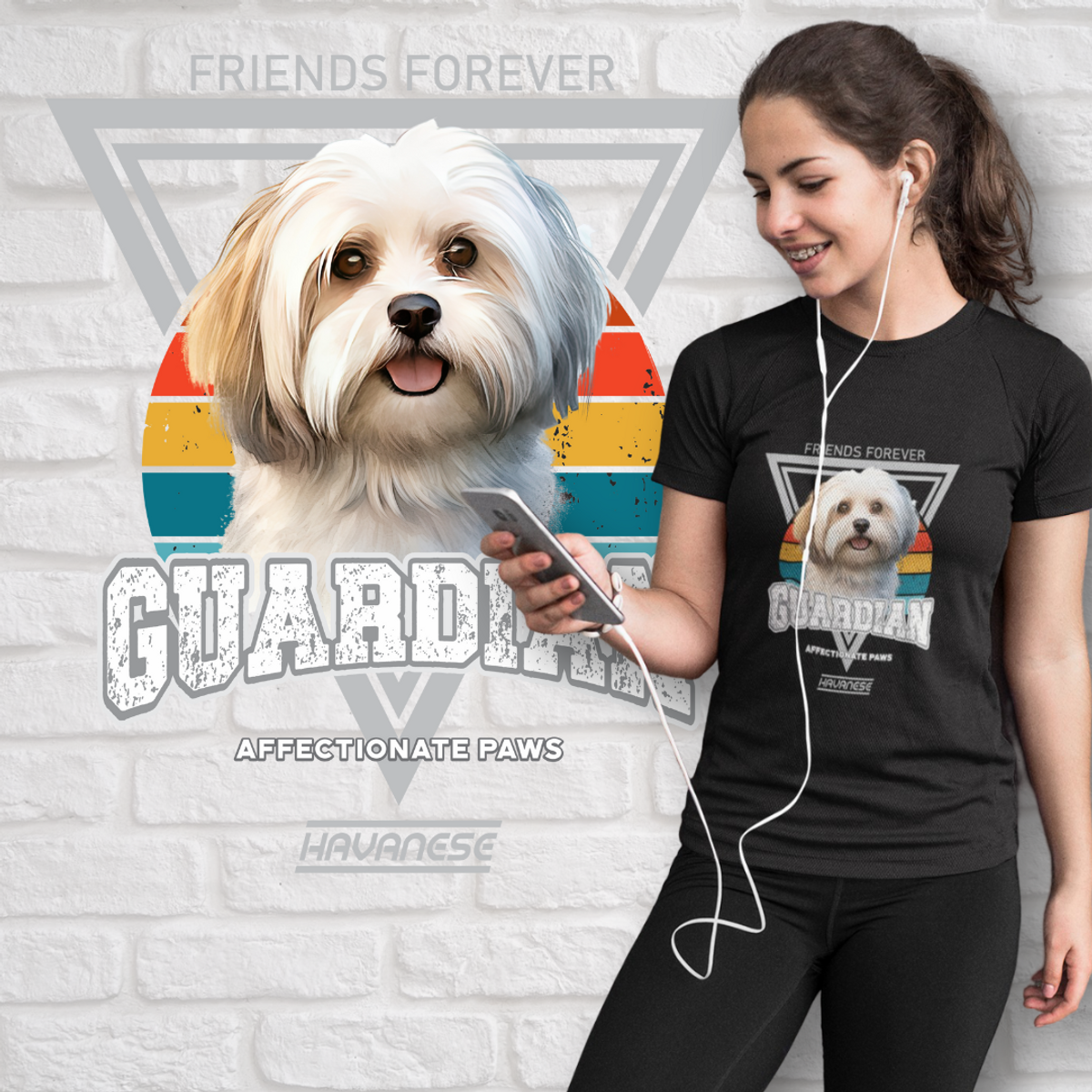 Nome do produto: Camiseta Guardião Havanese