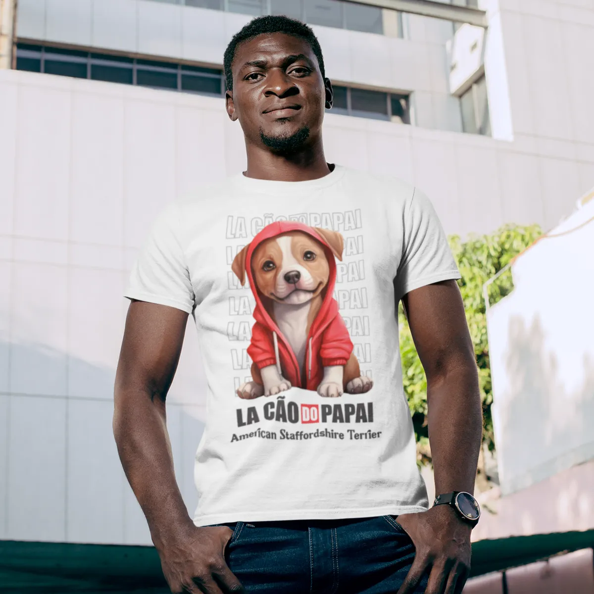Nome do produto: Camiseta LCP  American Staffordshire Terrier