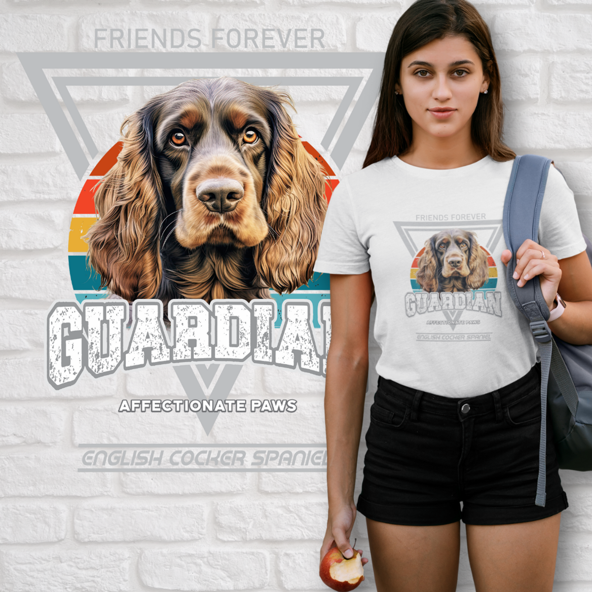 Nome do produto: Camiseta Guardião English Cocker Spaniel