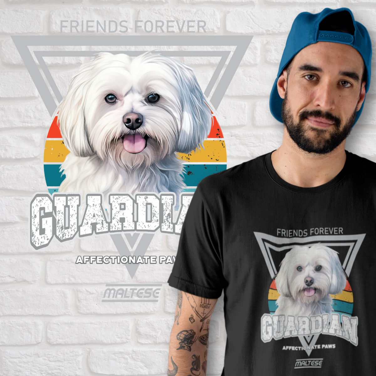 Nome do produto: Camiseta Guardião Maltese