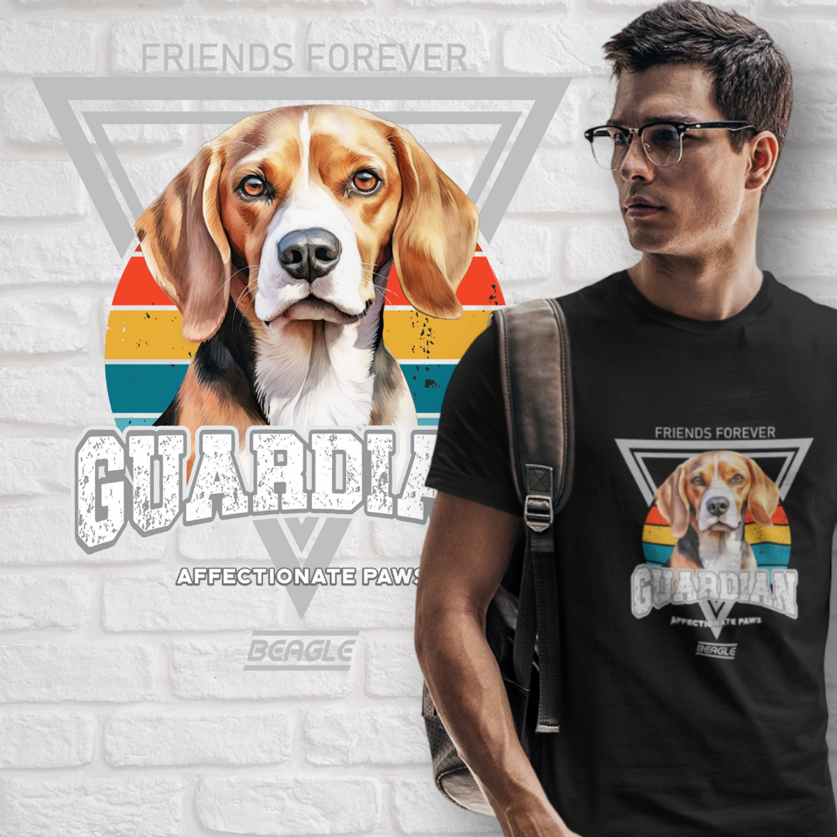 Nome do produto: Camiseta Guardião Beagle