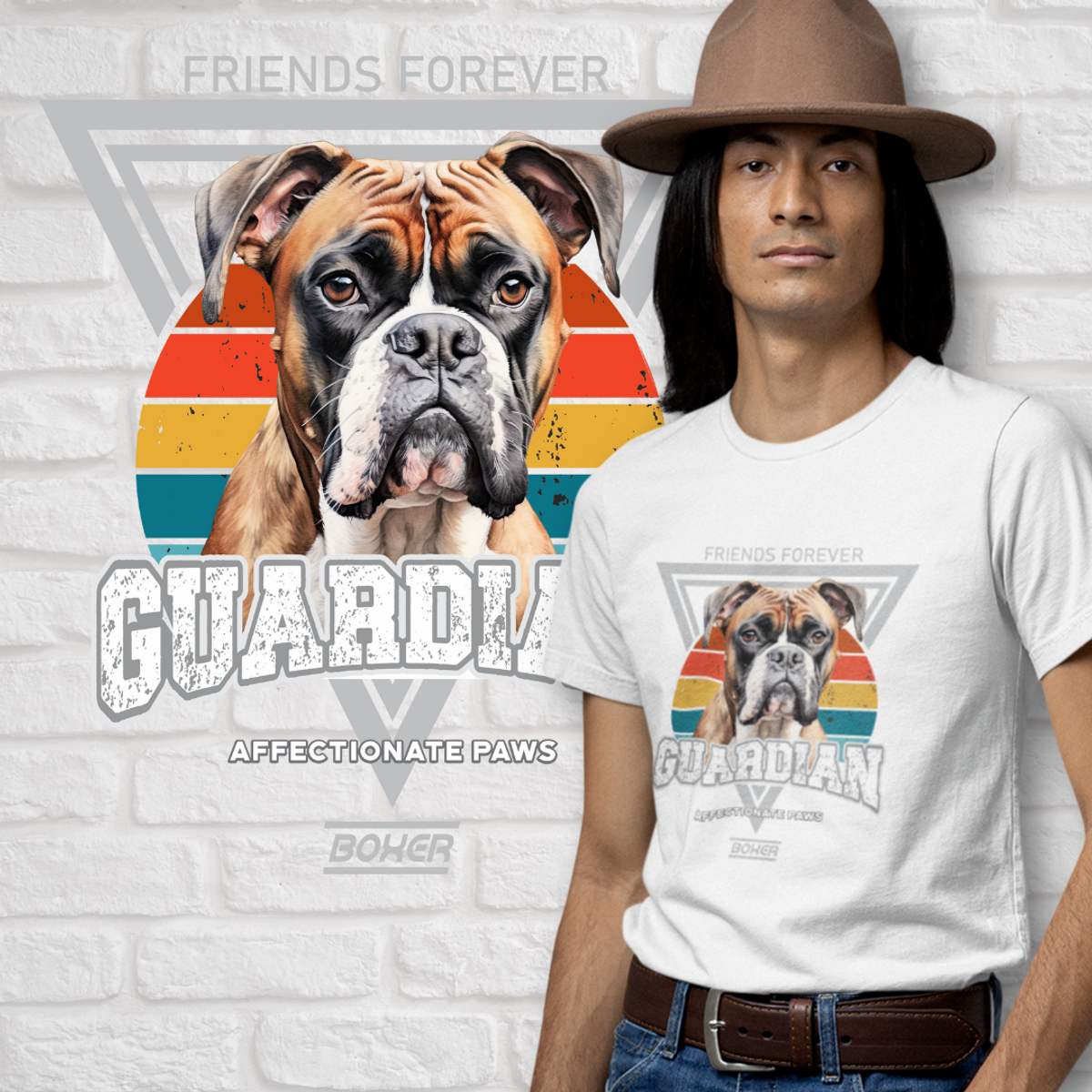 Nome do produto: Camiseta Guardião Boxer