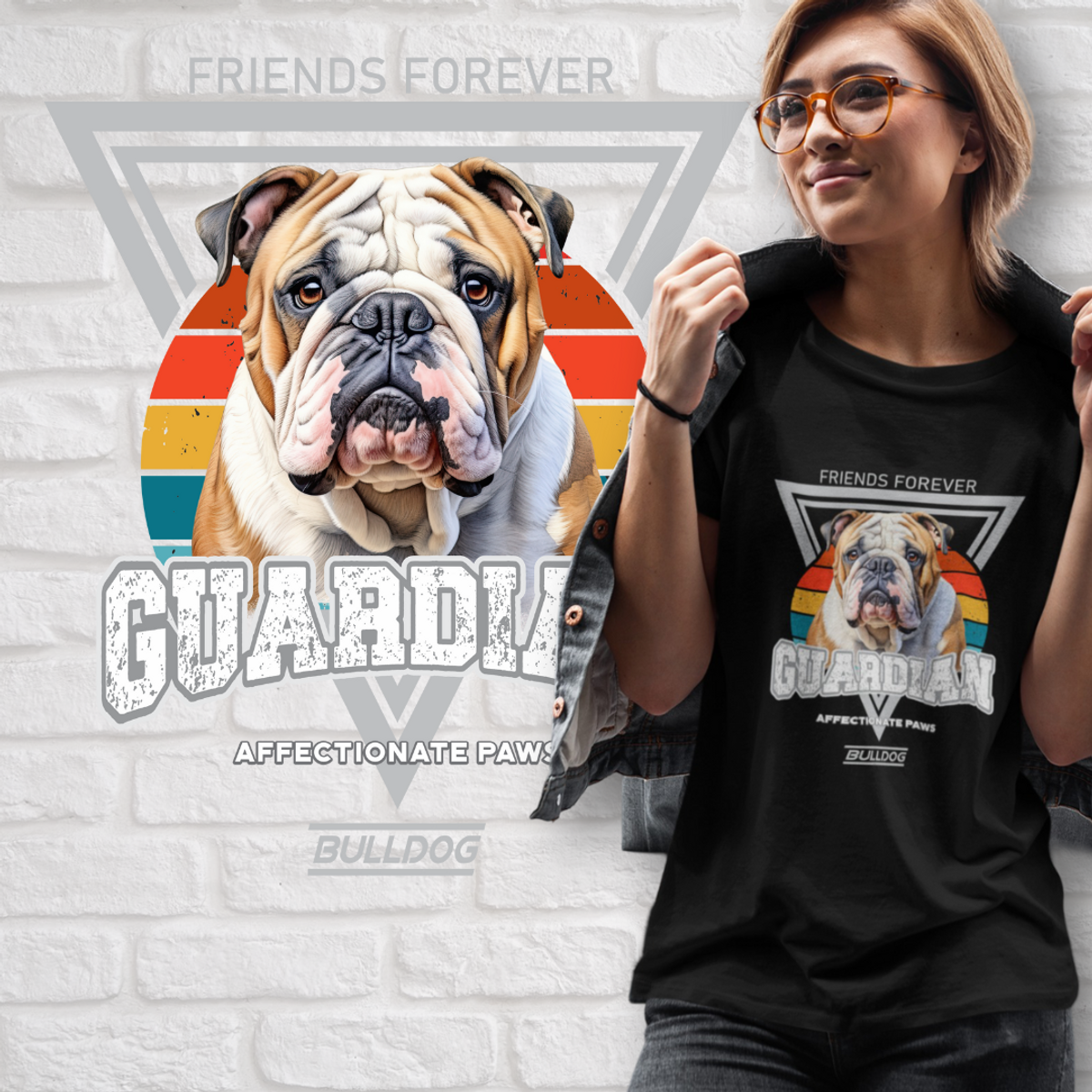 Nome do produto: Camiseta Guardião Bulldog