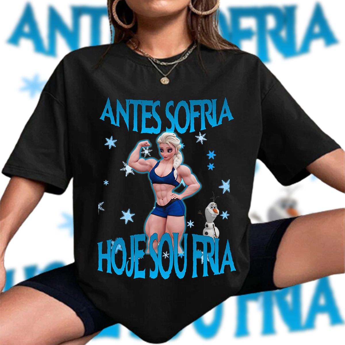 Nome do produto: Camiseta RestPause - Antes sofria hoje sou fria