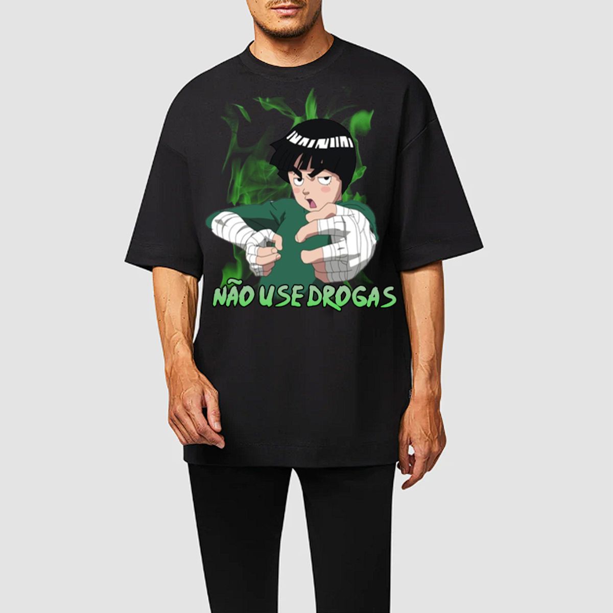 Nome do produto: Camiseta RestPause Rock Lee - Não use drogas