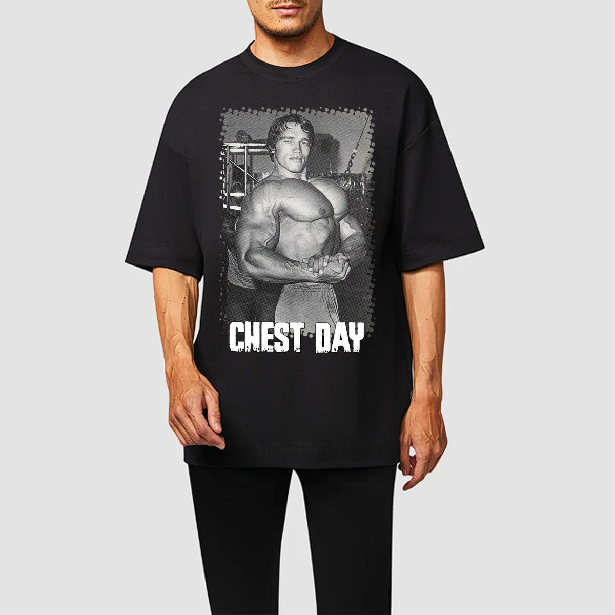 Nome do produto: Camiseta RestPause Arnold - Chest Day