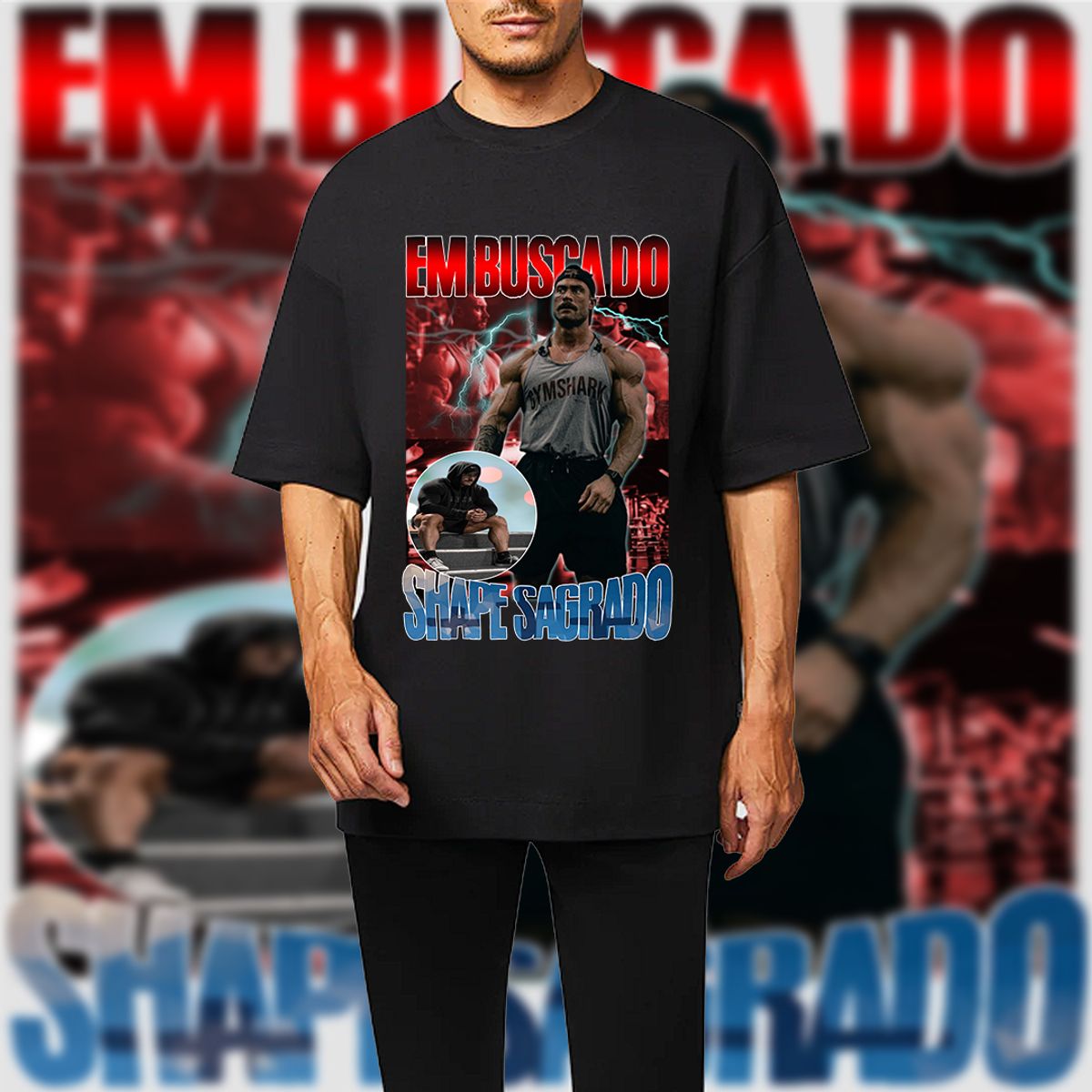 Nome do produto: Camiseta RestPause - Em busca do shape sagrado