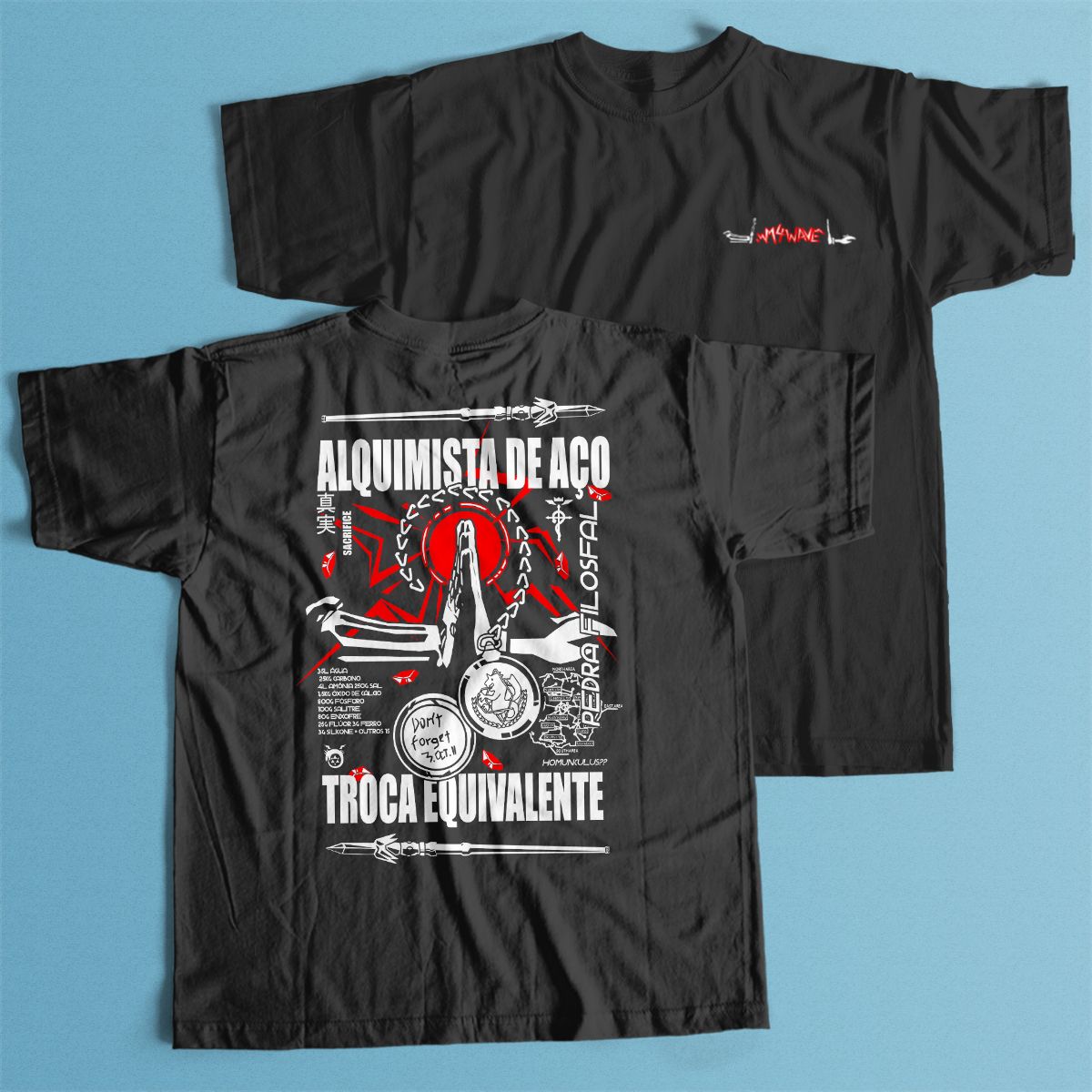 Nome do produto: Camiseta Preta - Troca Equivalente