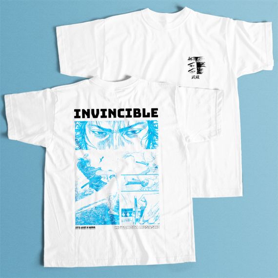 Camiseta Branca - Invincible