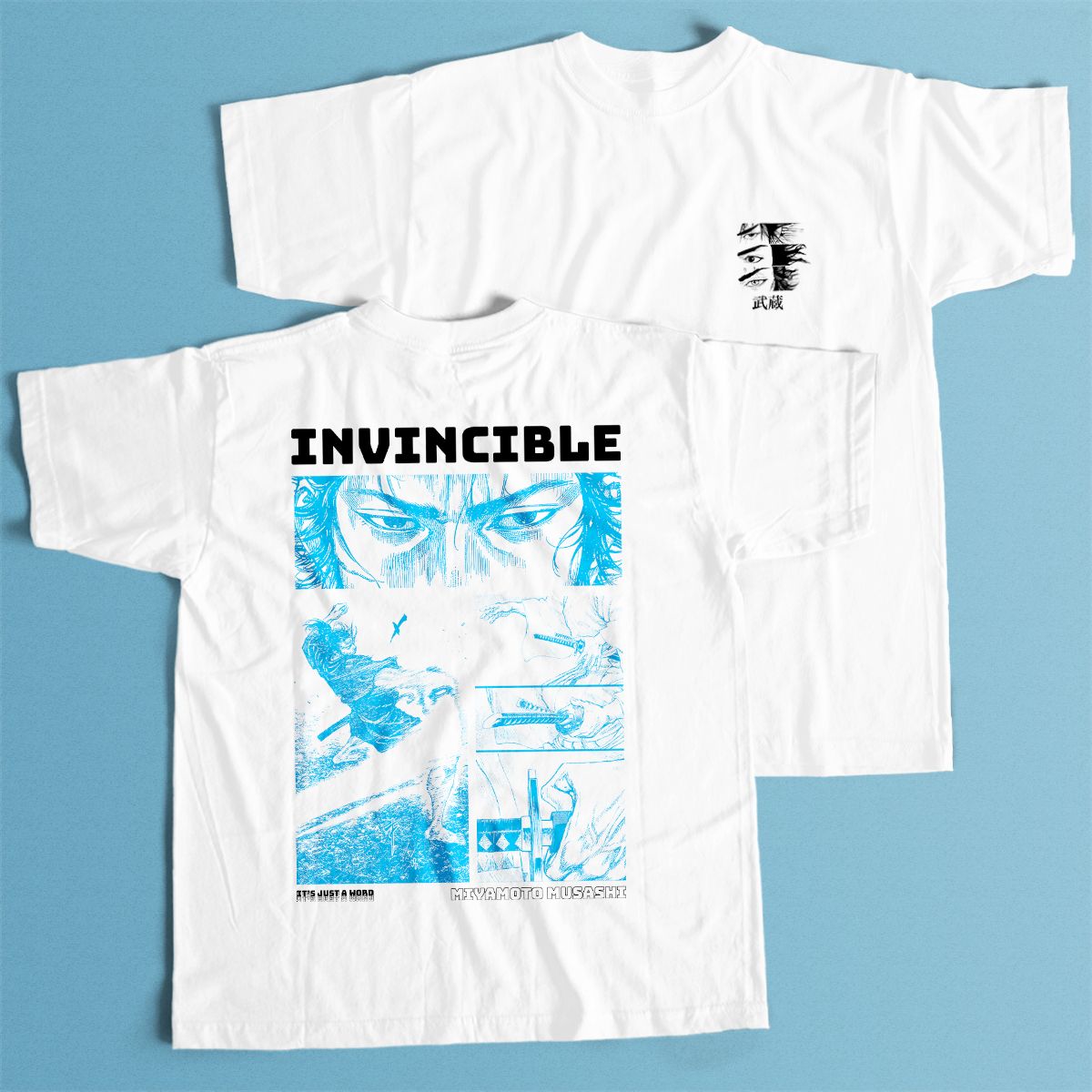 Nome do produto: Camiseta Branca - Invincible