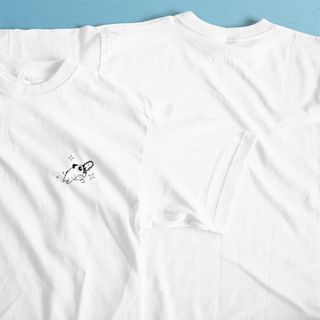 Nome do produtoCamiseta Minimalista Branca - Pochita