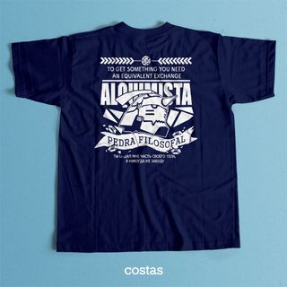 Nome do produtoCamiseta Azul Marinho - Alma Selada