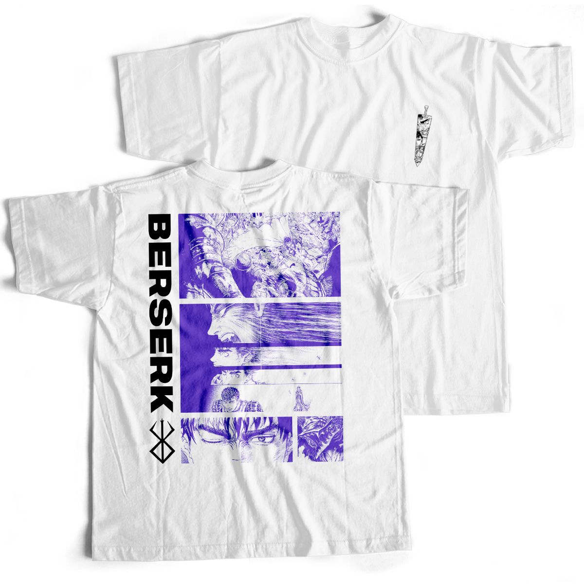 Nome do produto: Camiseta Branca - Berserk