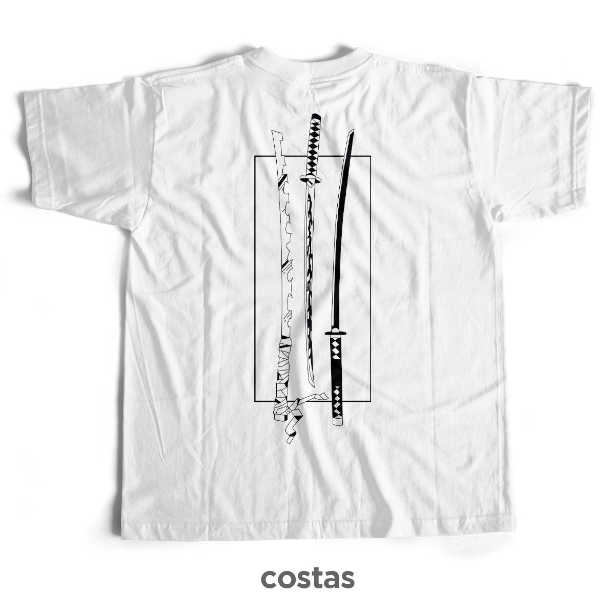 Nome do produto: Camiseta Preta - Nichirin (Costas)