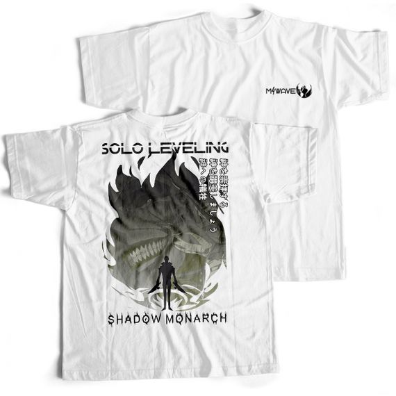 Camiseta Branca - Shadow Monarch