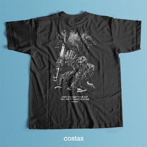 Camiseta Preta - Meet Your Gods