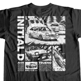 Nome do produtoCamiseta Preta - Initial D (Costas)