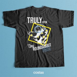 Camiseta Preta - Roundabout Path (Costas)