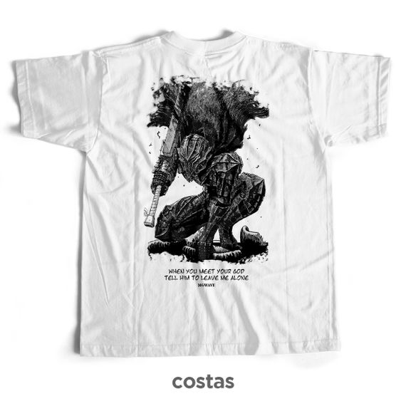 Camiseta Branca - Meet Your Gods (Costas)