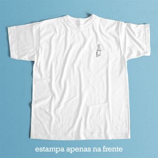 Nome do produtoCamiseta Minimalista Branca - No Enemies