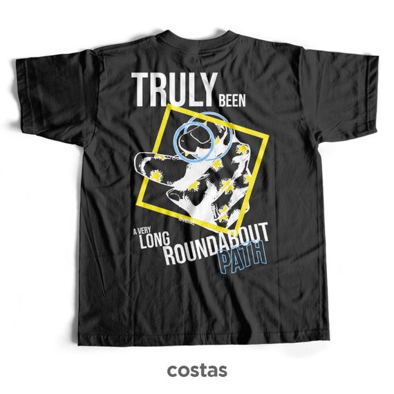 Camiseta Preta - Roundabout Path (Costas)