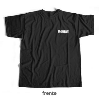 Nome do produtoCamiseta Preta - Navegadora (Frente/Costas)