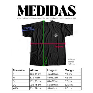 Nome do produtoCamiseta Preta - Maldição