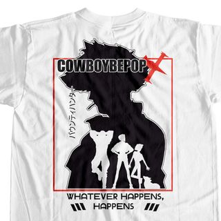 Nome do produtoCamiseta Branca - Whatever Happnes, Happens