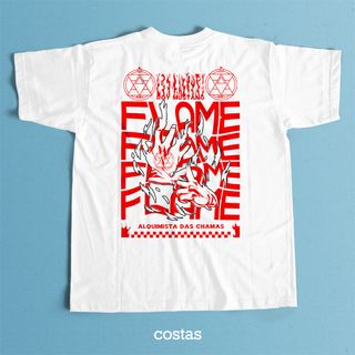 Nome do produtoCamiseta Branca - Flame