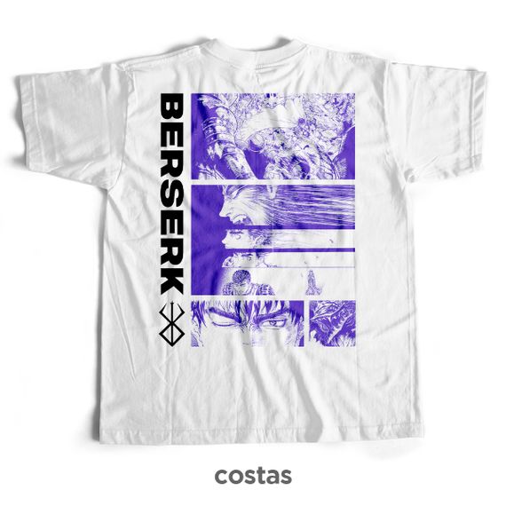 Camiseta Branca - Berserk (Costas)