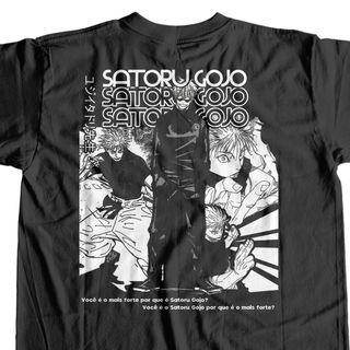 Nome do produtoCamiseta Preta - Satoru Gojo