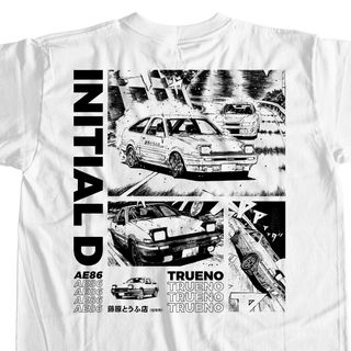 Nome do produtoCamiseta Branca - Initial D (Costas)