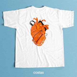 Nome do produtoCamiseta Branca - Me Deixe Sonhar (Costas)