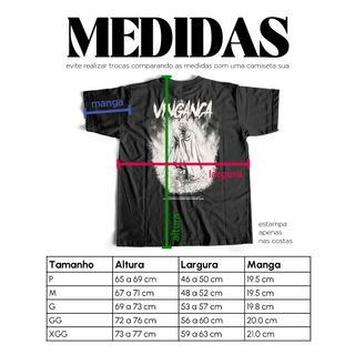 Nome do produtoCamiseta - Vingança (Costas)