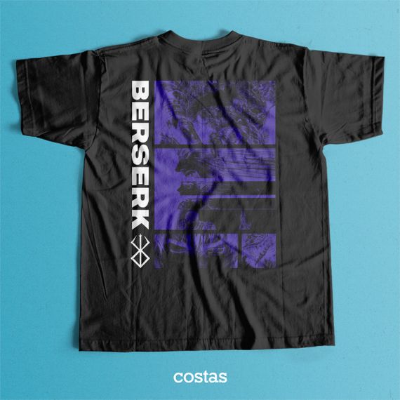 Camiseta Preta - Berserk (Costas)