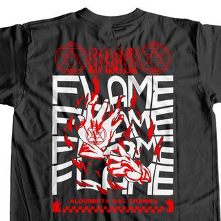 Nome do produtoCamiseta Preta - Flame (Costas)