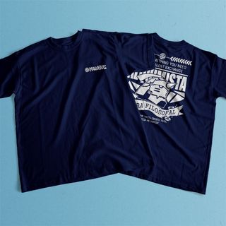 Nome do produtoCamiseta Azul Marinho - Alma Selada