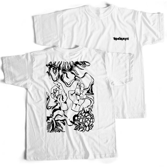 Camiseta Branca - Rei das Maldições (Frente/Costas)