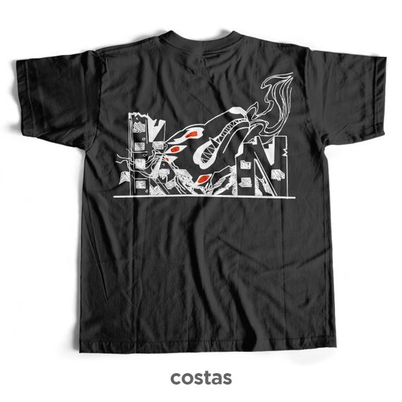 Camiseta Preta - Kon (Costas)