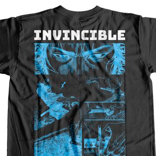 Nome do produtoCamiseta Preta - Invincible (Costas)