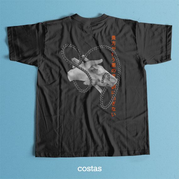 Camiseta Preta - Makima (Costas)