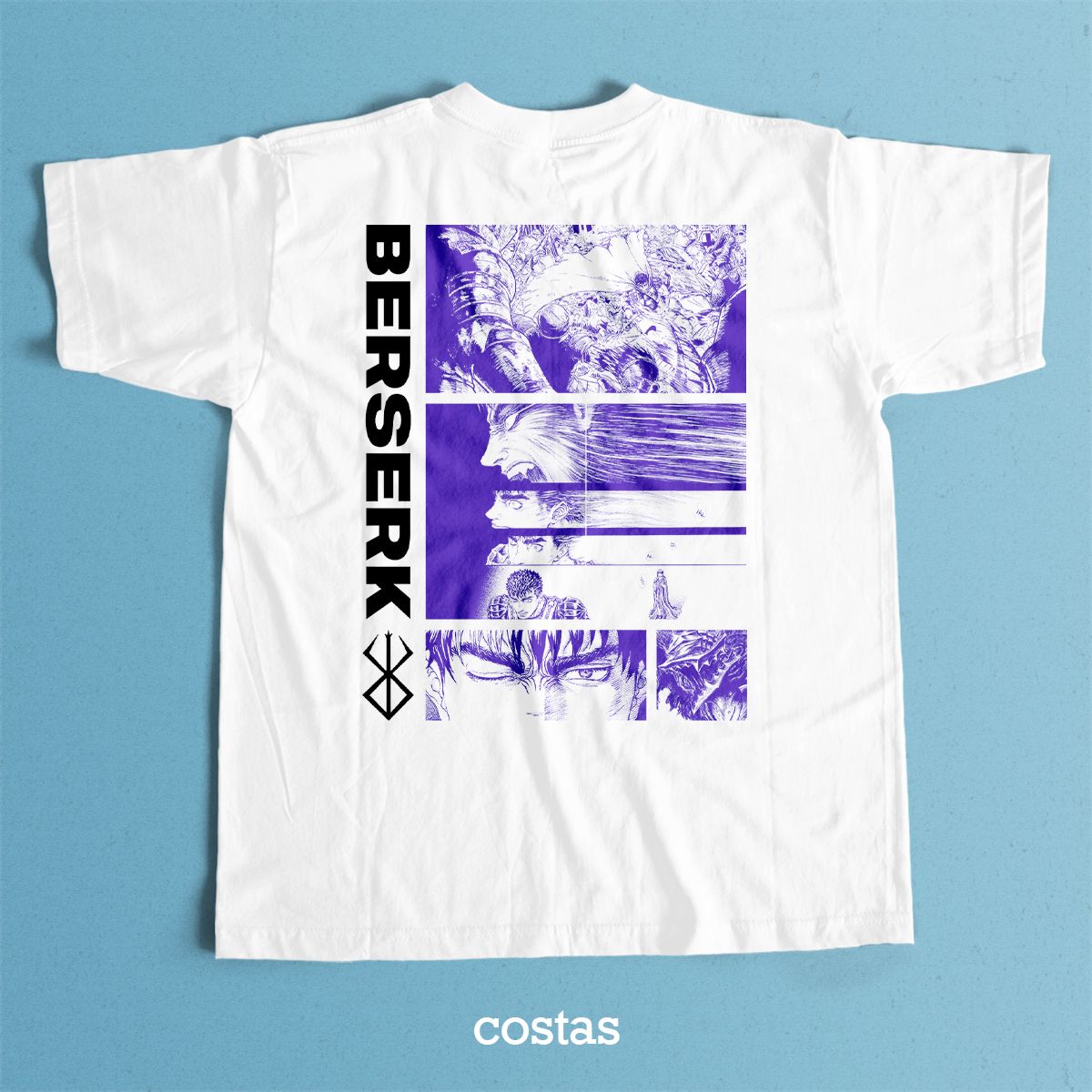 Nome do produto: Camiseta Branca - Berserk