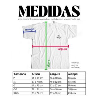 Nome do produtoCamiseta Branca - Maldição