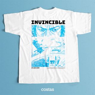 Camiseta Branca - Invincible